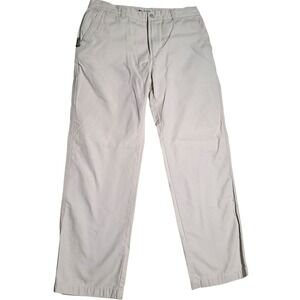 Columbia Casual Outdoor Pants Women 12 Regular Khaki Lightweight Travel Hiking